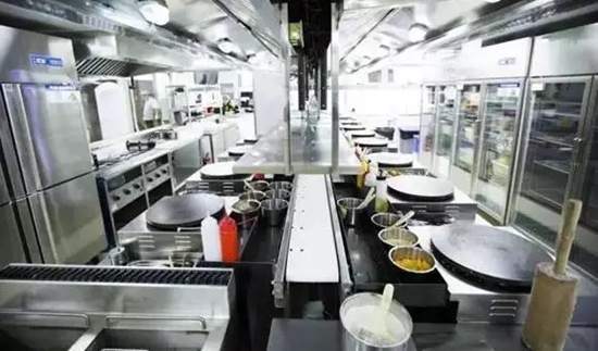 四川厨具厂设计中央厨房实景图