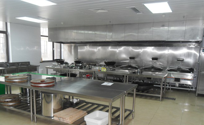 成都温江武装部职工食堂厨房设备项目图片