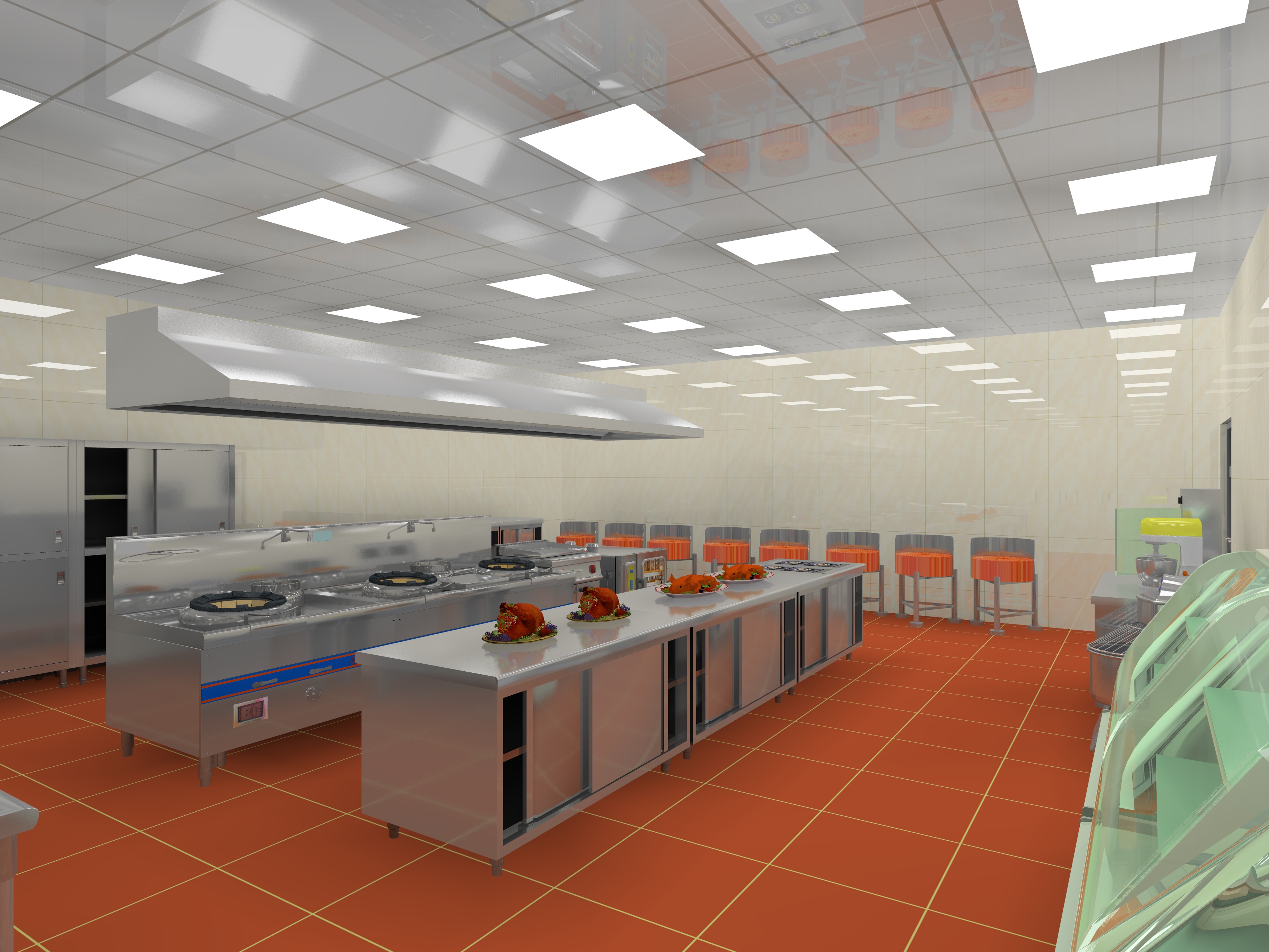 银行员工食堂厨房设计方案