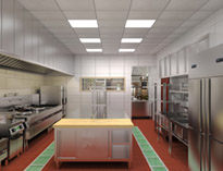 成都商用厨具厂家告诉你西餐厨房的布局和设计方法