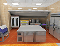成都商用厨房设计公司告诉你商用厨房设计原则(2)