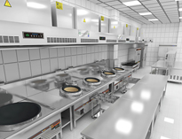 乐山厨房设备公司给你介绍大型食堂厨房中的几种设备