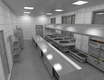 商用厨房设备十大品牌厂家之一告诉你热厨操作间设计方法