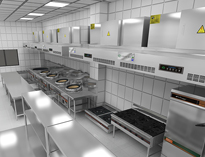 拉萨商用厨房设备厂家告诉你如何检测餐饮厨房是否合格