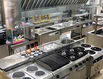 餐厅厨房设备厂家教你西餐厨房的布局原则和面积划分