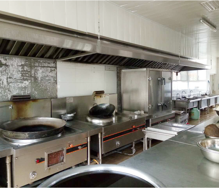 经典环洋展柜新都分公司食堂不锈钢厨房设备图片