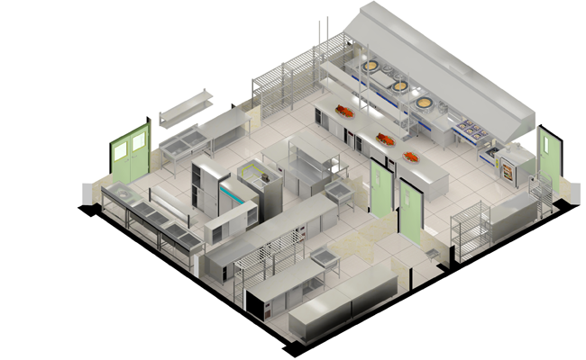成都厨房设备公司设计图片