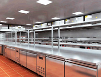 大型学校食堂厨房设备厂家告诉你商用厨房设计规范