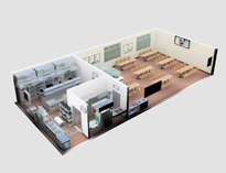 餐饮厨具公司告诉你快餐店厨房功能区如何设计