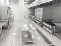 重庆厨房设备生产厂家告诉你商用厨房利用空间办法