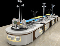 星级酒店厨房设备厂家告诉你酒店厨房自助餐台的选择方法