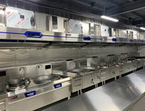 四川商用燃气炉灶厂家告诉你如何选择厨房灭火设备