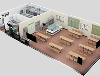 成都商用厨具生产厂告诉你商用厨房功能间的主要知识