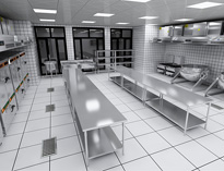 重庆商用厨具厂家加你利用商用厨房空间